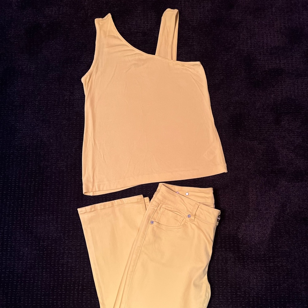 Cabi Let's Play! Cropped Pants and Tank Top Set